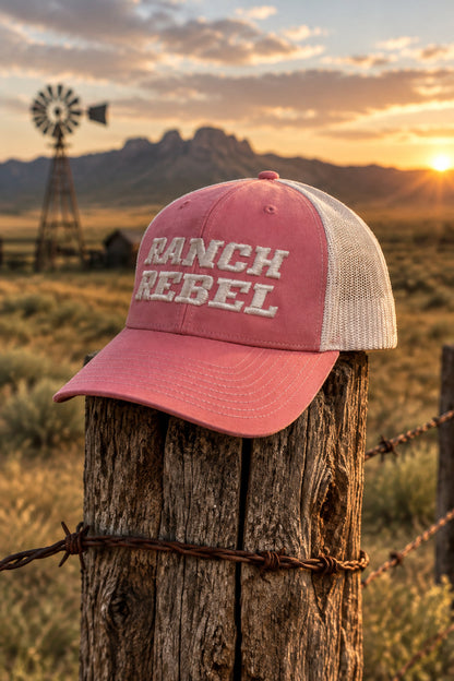 PINK REBEL HAT